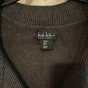 Nicole Miller Gray Midi Dress